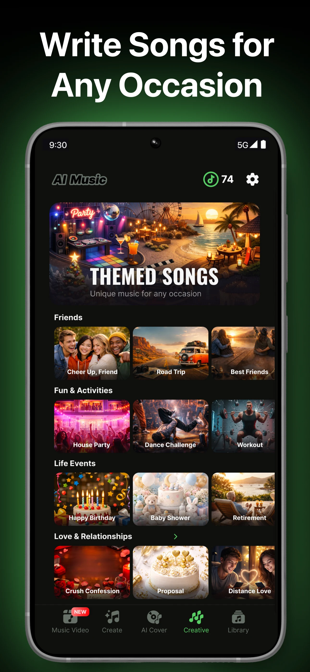 AI Music: Cover & Song Maker screenshot