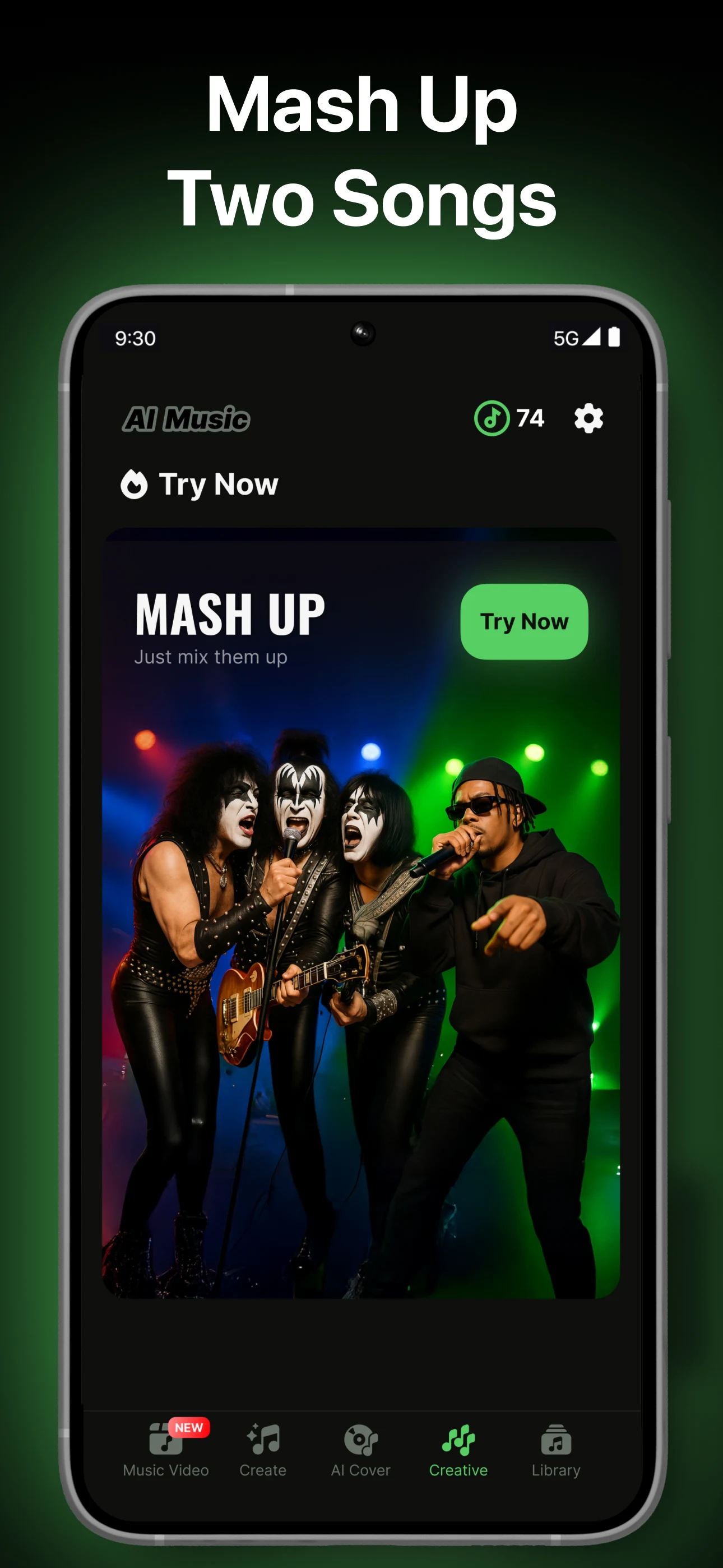 AI Music: Cover & Song Maker screenshot